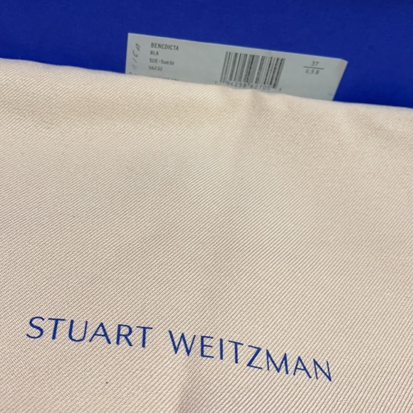 Stuart Weitzman Benedicta black suede booties 6.5 - Picture 10 of 10